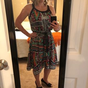 Polyester handkerchief dress